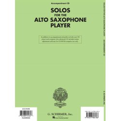 Solos Fr Alto Sax Player Acc Cd Only