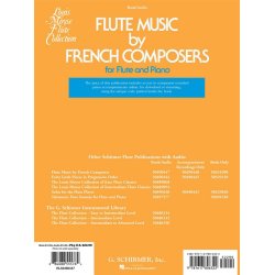 FLUTE MUSIC BY FRENCH COMPOSERS (ED MOYSE LOUIS) FLUTE & PIANO BOOK/CD