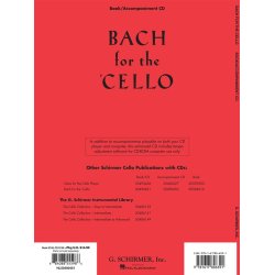 J.S. Bach: Bach For The Cello - 10 Easy Pieces In 1st Position