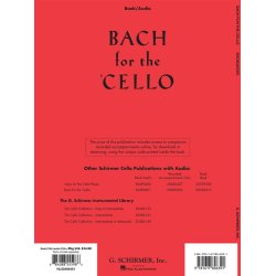 J.S. Bach: Bach For The Cello - 10 Easy Pieces In 1st Position