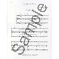 J.S. Bach: Bach For The Cello - 10 Easy Pieces In 1st Position