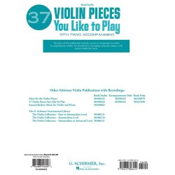 37 Violin Pieces You Like to Play