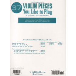 37 Violin Pieces You Like to Play