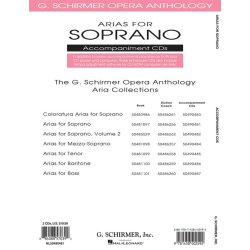 Schirmer Opera Arias Soprano 2cd