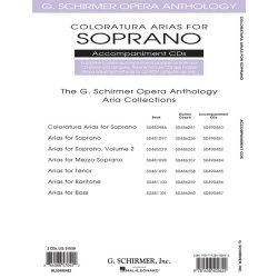 Schirmer Opera Arias Clr Soprano 2cd