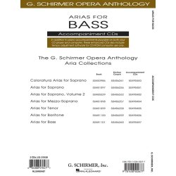 Schirmer Opera Arias Bass 2cd