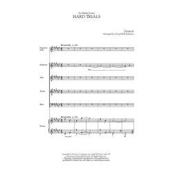 HARD TRIALS (ARR JOHNSON CRAIG HELLA) SATB CHOR