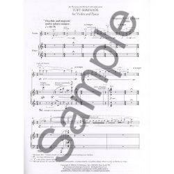 Augusta Read Thomas: Toft Serenade (Violin)