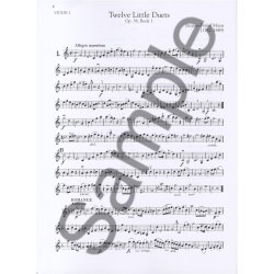 Jacques F. Mazas: Twelve Little Duets For Two Violins Op.38 (Books 1 & 2)