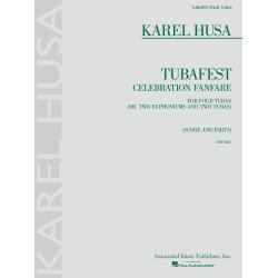 HUSA KAREL TUBAFEST CELEBRATION FANFARE 4 TUBAS SC/PTS