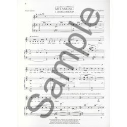 John Corigliano: Metamusic - Three Songs For Theater Voice And Piano