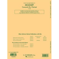 W.A. Mozart: Concerto For Clarinet K.622 - Clarinet/Piano (Book/CD)