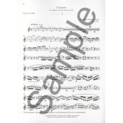 W.A. Mozart: Concerto For Clarinet K.622 - Clarinet/Piano (Book/CD)