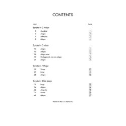 G.P. Telemann: Four Sonatas For Flute And Piano (Book/CD)