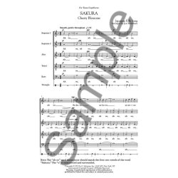 Arr. Jon Washburn: Sakura (Cherry Blossoms)