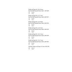 Bach Favorite Piano Works