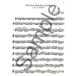Franz Wohlfahrt: Fifty Easy Melodious Studies For The Violin, Op. 74, Books 1 And 2