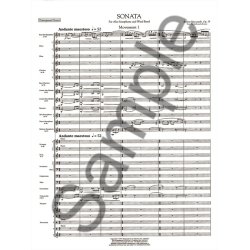Muczynski Robert Sonata For Alto Saxophone Op 29 Score Only