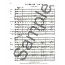 Creston Paul Five Little Dances Band Full Score