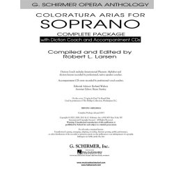 Coloratura Arias For Soprano - Complete Package