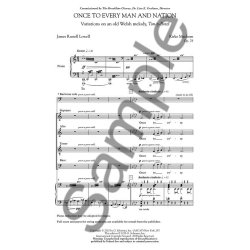 Arr. Kirke Mechem: Once To Every Man And Nation