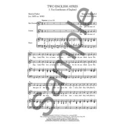 Arr. Emily Crocker: Two English Ayres (SA)