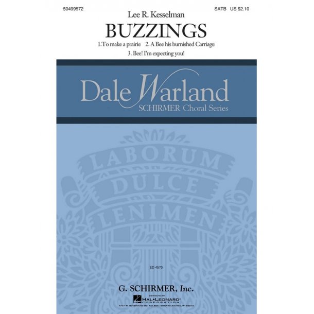 Lee R. Kesselman: Buzzings