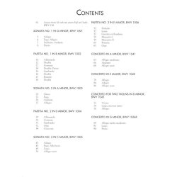 Schirmer's Library Of Musical Classics Volume 2113: Bach For Violin &ndash; Sonatas And Partitas, 4 Concertos, And Arioso