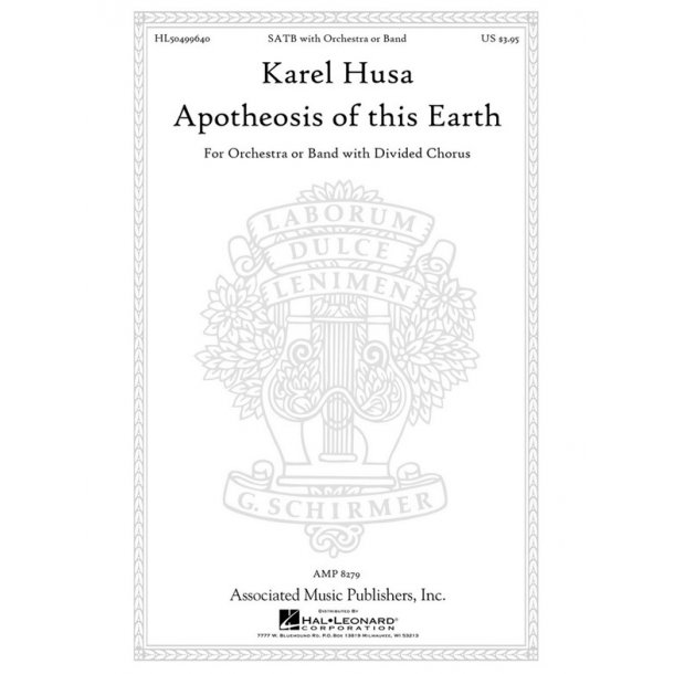 Karel Husa: Apotheosis Of This Earth