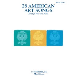 28 American Art Songs (High Voice And Piano)