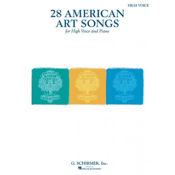 28 American Art Songs (High Voice And Piano)