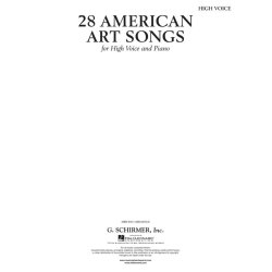 28 American Art Songs (High Voice And Piano)