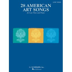 28 American Art Songs (Low Voice And Piano)