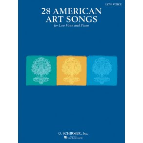 28 American Art Songs (Low Voice And Piano)