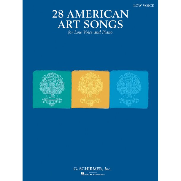 28 American Art Songs (Low Voice And Piano)