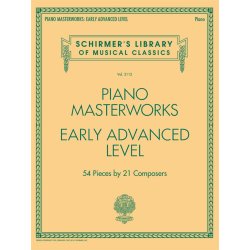 Schirmer's Library Of Musical Classics Volume 2112: Piano Masterworks - Early Advanced Level