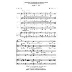 Rene Clausen: Ave Rosa (SATB DV A Cappella)