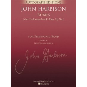 Harbison John Rubies (After Thelonious Monk Ruby My Dear) Full Score