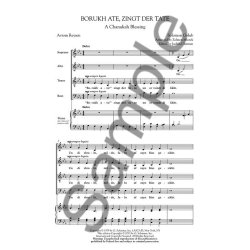 Golub Solomon Borukh Ate Zingt Der Tate Satb A Cappella