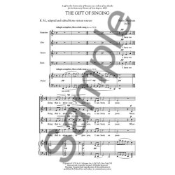 Mechem Kirke Gift Of Singing Chor Bk