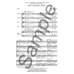 Mechem Kirke We Can Sing That Ssaa Acapella Chor