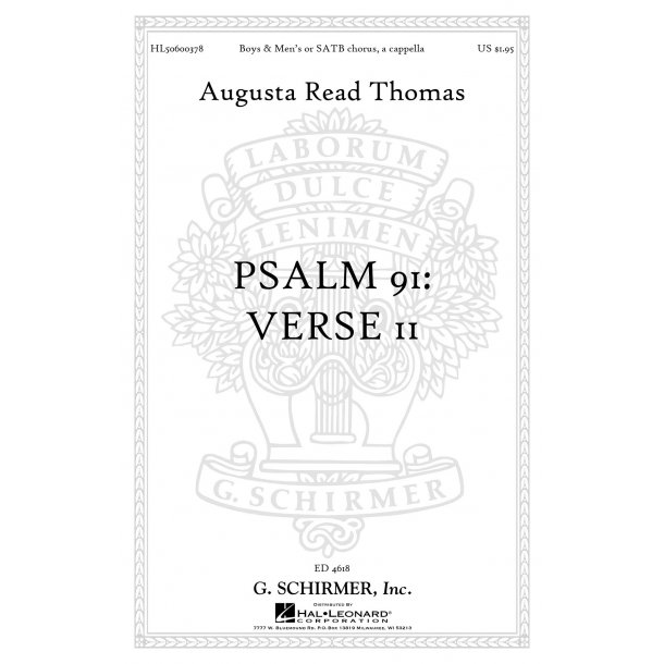 Augusta Read Thomas: Psalm 91: Verse II