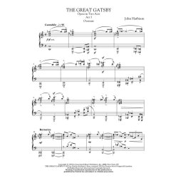 The Great Gatsby : Opera in Two Acts Piano/Vocal Score