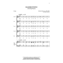 Solomone Rossi: Hashkiveinu (Evening Prayer)