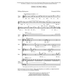 Dominick DiOrio: Ding, Dong, Bell (Vocal Score)