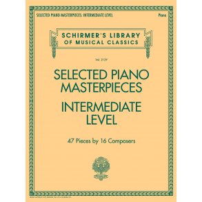 Selected Piano Masterpieces - Intermediate Level (Piano Book)