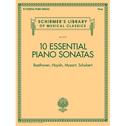 Schirmer's Library Of Musical Classics Vol. 2137: 10 Essential Piano Sonatas &ndash; Beethoven, Haydn, Mozart, Schubert