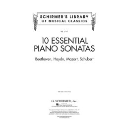 Schirmer's Library Of Musical Classics Vol. 2137: 10 Essential Piano Sonatas &ndash; Beethoven, Haydn, Mozart, Schubert