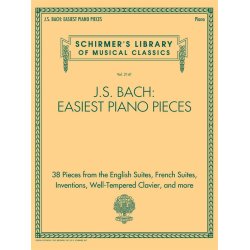 J.S. Bach: Easiest Piano Pieces : Schirmer's Library of Musical Classics, Vol. 2141