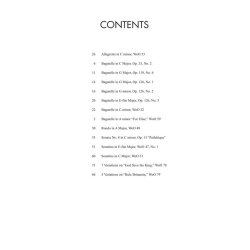 Selected Piano Pieces: Upper Intermediate : 14 Selections from Bagatelles, Sonatas, Variations and more